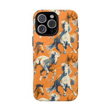 Orange Horses MagSafe Case