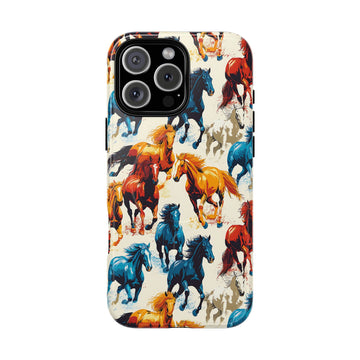 Colorful Horses MagSafe Case
