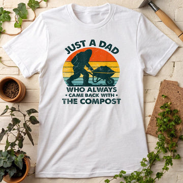 Compost Sunset Design for Gardening Dads- Unisex Premium T-shirt