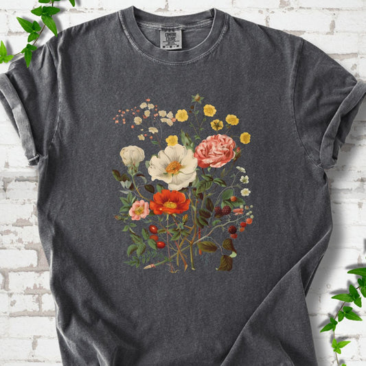 Wildflowers and Shrubs Vintage T-Shirt