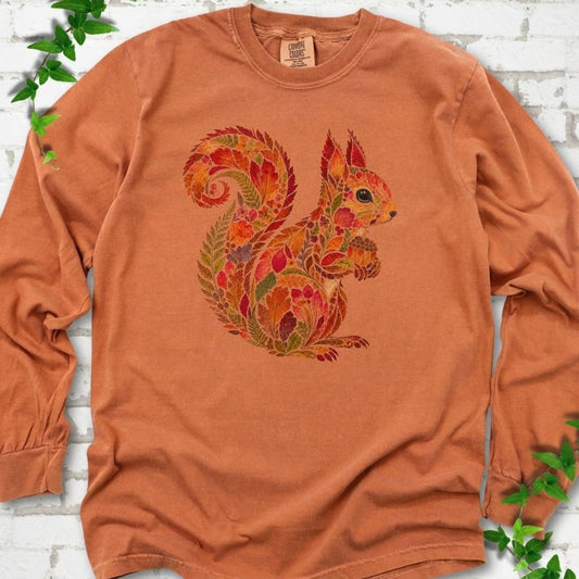 Autumn Squirrel LS T-Shirt