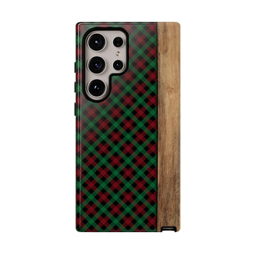 Red Green Plaid Phone Case