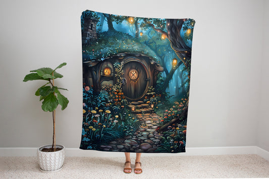 Fairytale Cottage Woven Blanket