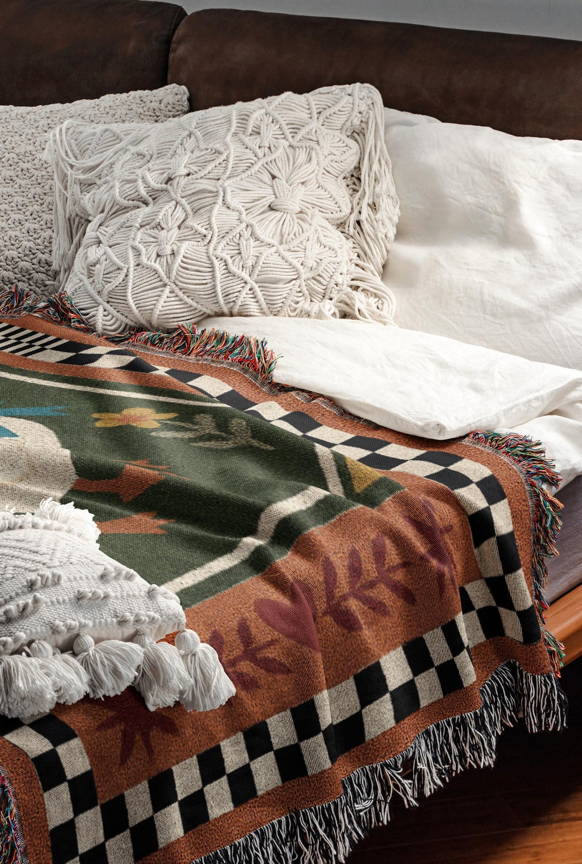 Primitive Goose Farmhouse Throw