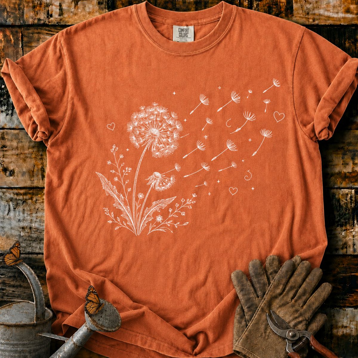Whimsical Dandelion Seeds T-Shirt