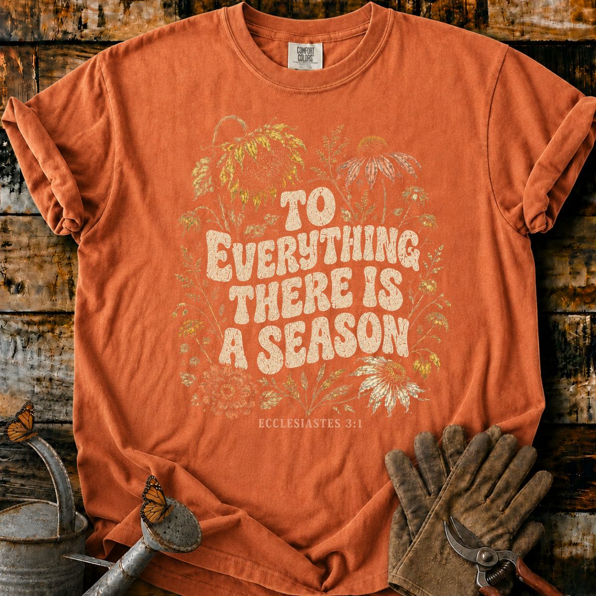 Vintage Botanical Seasons T-Shirt