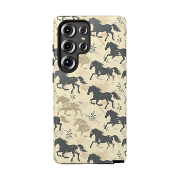 Taupe Horses Phone Case