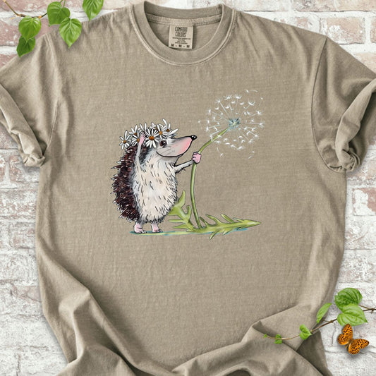 Hedgehog with Dandelion T-Shirt