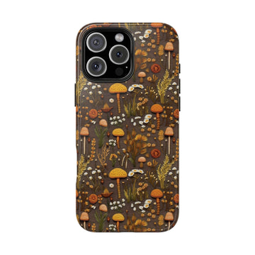 Brown Mushroom Phone Case