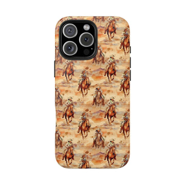 Western Horse Pattern Phone Case
