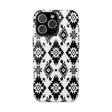 Black White Aztec Phone Case