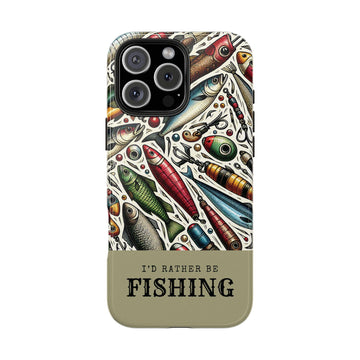 Id Rather Be Fishing Phone Case