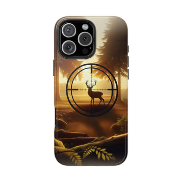Golden Crosshairs Deer Phone Case