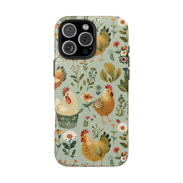 Garden Chickens Phone Case