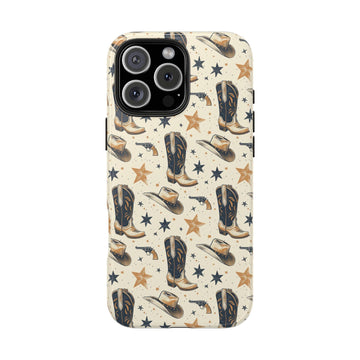 Black Gold Boots Phone Case