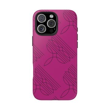 Boot Stitch Pattern Phone Case-Pink
