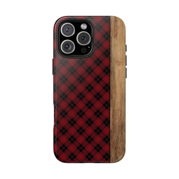 Red Plaid Phone Case