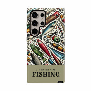 Id Rather Be Fishing Phone Case