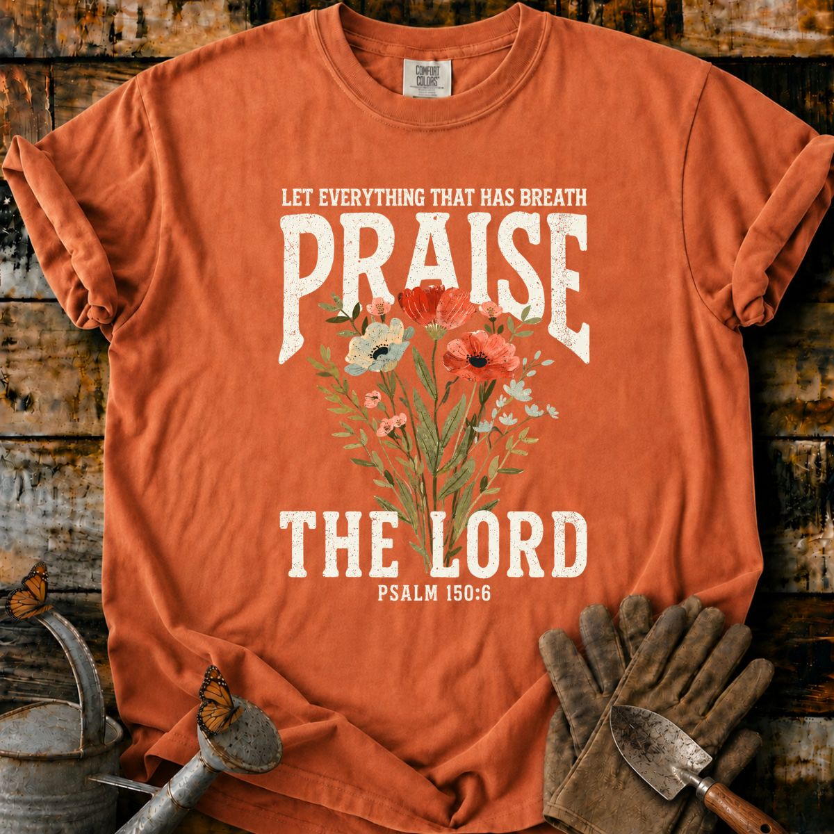 Vintage Praise Floral T-Shirt