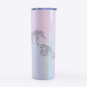 American Bullfrogs - Lithobates catesbeianus - 20oz Skinny Tumbler