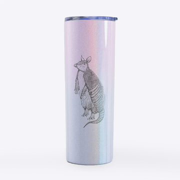 Nine-Banded Armadillo - Dasypus novemcinctus - 20oz Skinny Tumbler