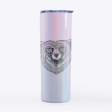 Nana Bear - Nana Glasses - 20oz Skinny Tumbler