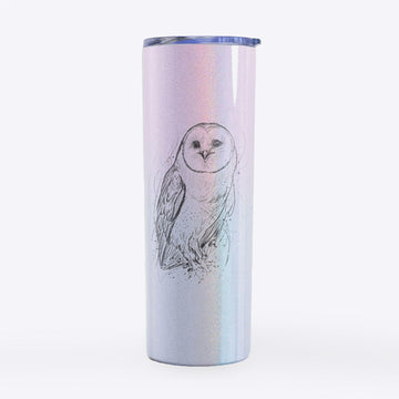 Barn Owl - Tyto alba - 20oz Skinny Tumbler