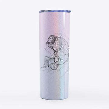 Largemouth Bass Fish - Micropterus salmoides - 20oz Skinny Tumbler