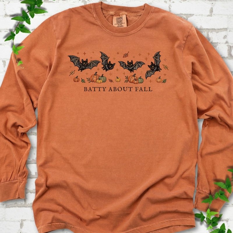 Batty About Fall LS T-Shirt