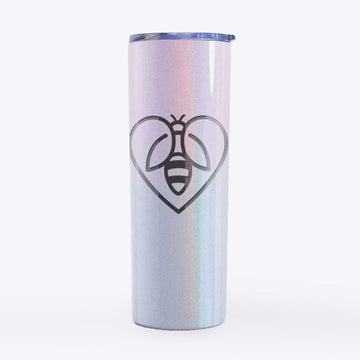 Bee Heart Icon - 20oz Skinny Tumbler
