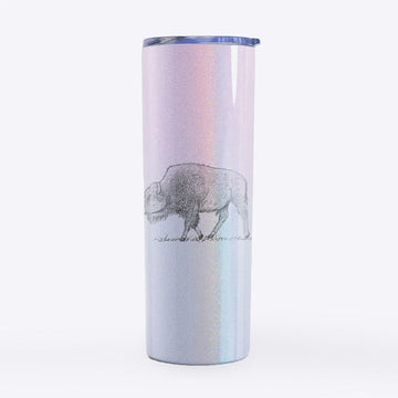 American Bison / Buffalo - Bison bison - 20oz Skinny Tumbler