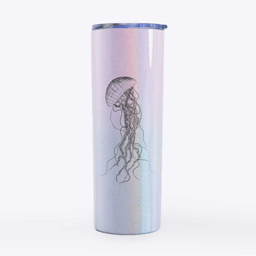 Black Sea Nettle Jellyfish - Chrysaora achlyos - 20oz Skinny Tumbler