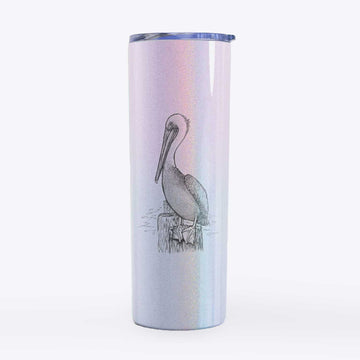 Pelecanus occidentalis - Brown Pelican - 20oz Skinny Tumbler