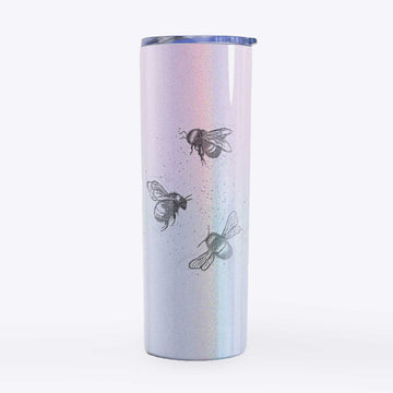 American Bumblebee Trio - Bombus Pensylvanicus - 20oz Skinny Tumbler