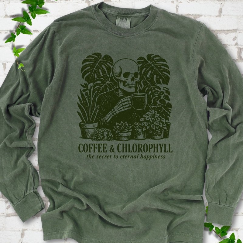Coffee & Chlorophyll LS T-Shirt