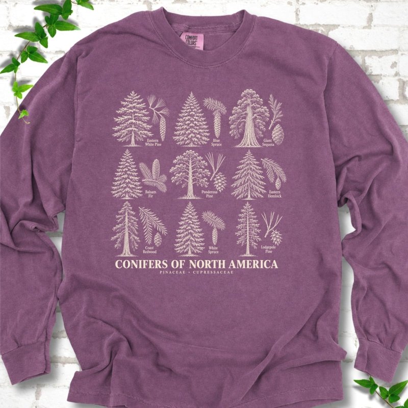 Conifers of North America LS T-Shirt
