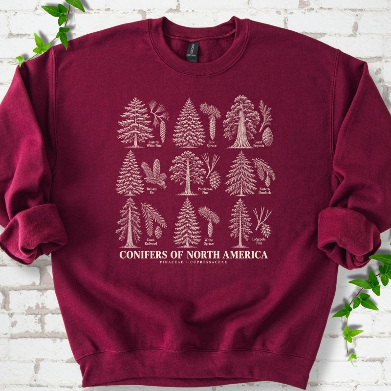 Conifers of North America Sweatshirt