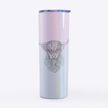 Scottish Highland Cow - Bos taurus taurus - 20oz Skinny Tumbler