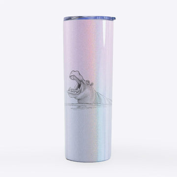 Hippo - Hippopotamus amphibius - 20oz Skinny Tumbler