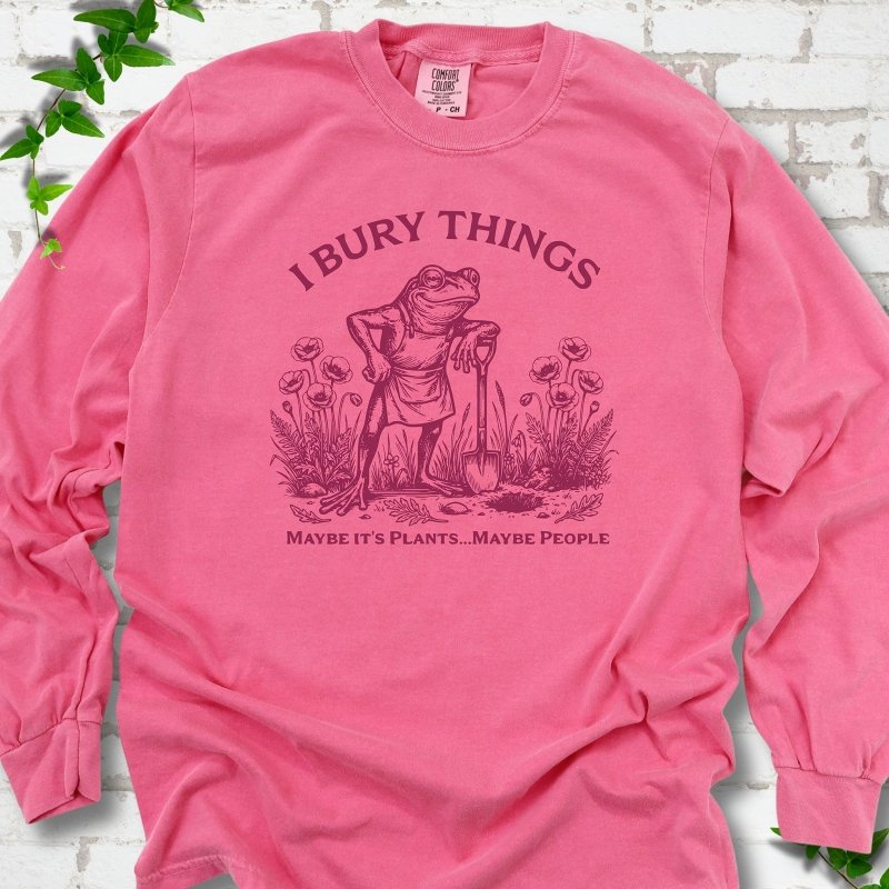 I Bury Things Frog LS T-Shirt