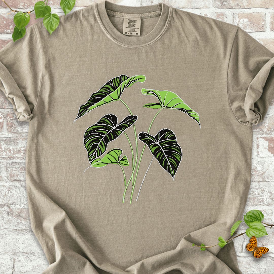 Elephant Ear Plant Art T-Shirt