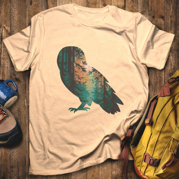 Barn Owl Silhouette T-Shirt 5hteam