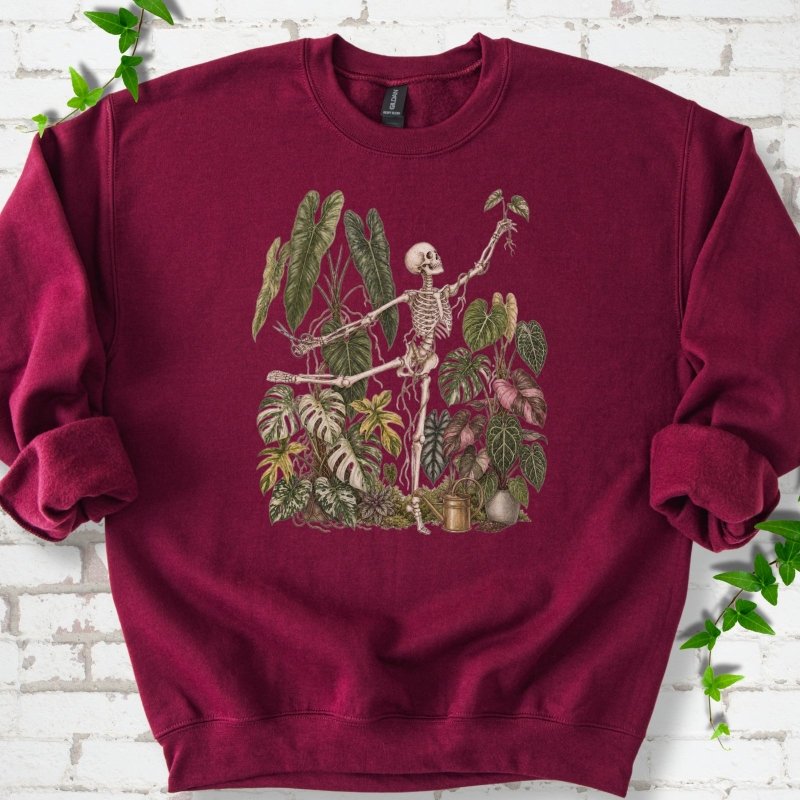 Plant Collector Skeleton Sweatshirt