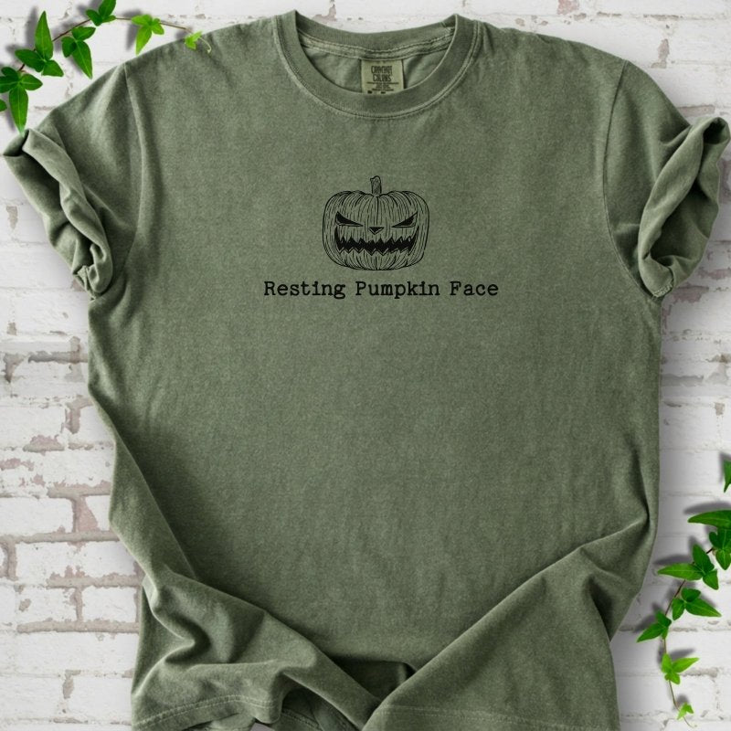 Resting Pumpkin Face T-Shirt