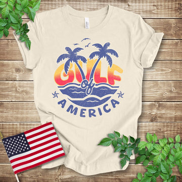 Gulf of America Retro Sunset T-shirt
