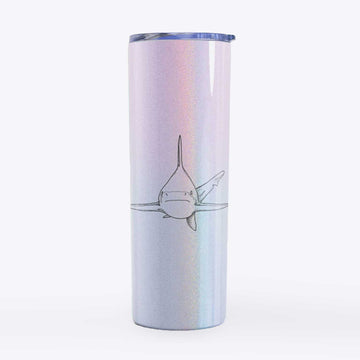 Silvertip Shark Front - 20oz Skinny Tumbler