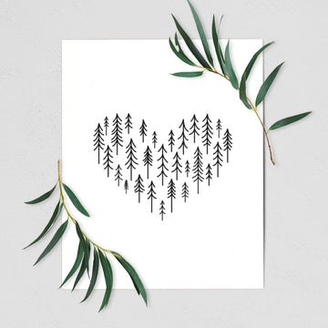 Heart of Trees - Fine Art Print