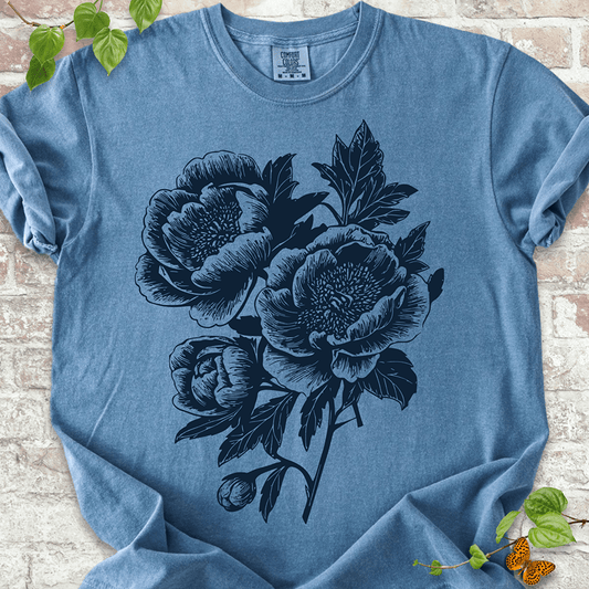 Vintage Peonies T-shirt