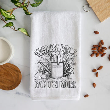 Worry Less — Garden More Premium Decorative Hand Towel