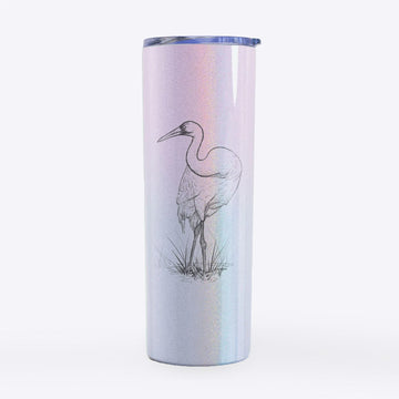 Whooping Crane - Grus americana - 20oz Skinny Tumbler
